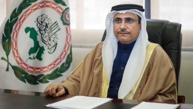 رئيس البرلمان العربي يستنكر عجز مجلس الأمن الدولي عن إصدار قرار يُمكن دولة فلسطين من الحصول على العضوية الكاملة في الأمم المتحدة