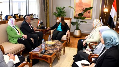 وزيرة الهجرة تستقبل السفير أيمن مشرفة مستشار البنك الإفريقي للتصدير والاستيراد لبحث التعاون في الملفات المشتركة