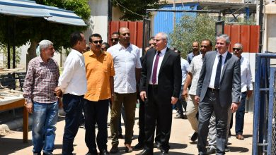 رئيس جامعة قناة السويس يتفقد كلية التربية الرياضية ويُتابع أعمال تطوير المسجد وملاعب كرة القدم 