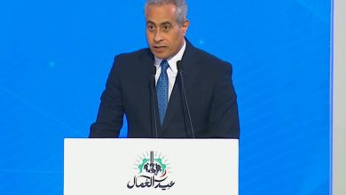 وزير العمل في إحتفالية عيد العمال: أطلقنا مشروع "مهني 2030" للإرتقاء بالمستوى المهارى للشباب الى المستوى الدولي