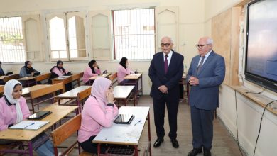 وزير التربية والتعليم ومحافظ بورسعيد يتفقدان امتحانات الصف الثانى الثانوى