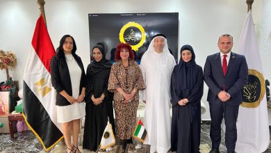 "هدى يسي" تستقبل وفد  المنطقة الحرة بالشارقة بمقر اتحاد المستثمرات العرب