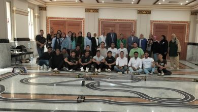 كلية الحاسبات والذكاء الاصطناعي بجامعة القاهرة تنظم مسابقة للسيارات الصغيرة بمقر الجامعة الدولية لربط المحتوى التعليمي النظري بالتطبيق العملي