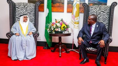 رئيس البرلمان الأفريقي يستقبل "العسومي" ويجريان مباحثات حول توظيف الدبلوماسية البرلمانية في تعزيز العلاقات العربية الأفريقية