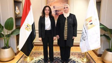 وزيرة التضامن الاجتماعي تلتقي وزيرة التنمية الاجتماعية الفلسطينية لمناقشة جهود الخدمات الإغاثية والإنسانية 