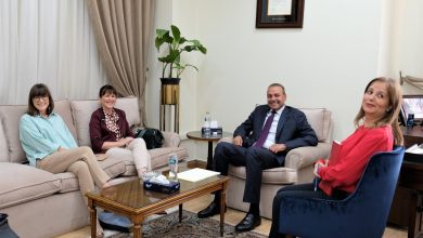الأمين العام المساعد للشؤون السياسية الدولية لجامعة الدول العربية يلتقي السفيرة أليسون ميلتون سفيرة جمهورية أيرلندا لدى دولة الإمارات العربية المتحدة