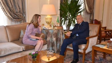 أبو الغيط يستقبل السيدة أيمي بوب منسقة شبكة الأمم المتحدة للهجرة ومديرة المنظمة الدولية للهجرة IOM