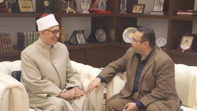 مفتي الجمهورية يستقبل عميد كلية أصول الدين بجامعة الأزهر فرع الزقازيق لتهنئته بتولِّي مهام منصب الإفتاء