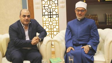 مفتي الجمهورية يستقبل الإعلامي محمد الباز للتهنئة بتولِّيه مهام منصبه الجديد