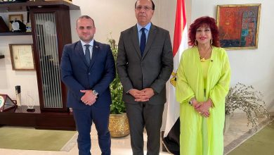 رئيس مجلس إدارة الهيئة المصريةالعامة  للمعارض و المؤتمرات يستقبل رئيسة اتحاد المستثمرات العرب لبحث التعاون المشترك 