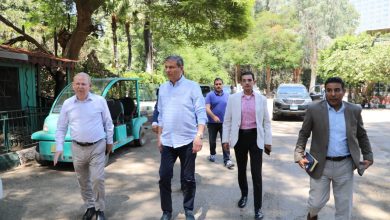 وزير الزراعة يتفقد أعمال التطوير بحديقة الحيوان بالجيزة