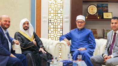 مفتي الجمهورية يستقبل رئيس مجلس إدارة المعرض والمتحف الدولي للسيرة النبوية والحضارة الإسلامية 