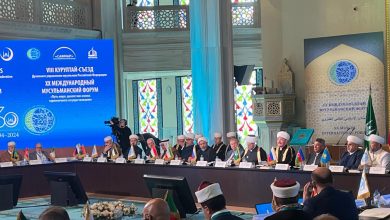 مفتي الجمهورية في المنتدى الإسلامي العالمي بموسكو