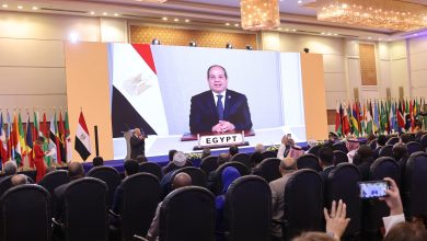 كلمة السيد الرئيس/ عبد الفتاح السيسي خلال افتتاح النسخة السابعة من "أسبوع القاهرة للمياه":