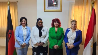 سفيرة دولة مالاوي بالقاهره تؤكد مع رئيسة المستثمرات العرب اهتمام مالاوي بالسوق المصرى و أهمية قمة الاستثمار فى إقامة شراكات إفريقية عربية