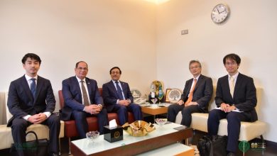 المدير العام للمنظمة العربية للتنمية الإدارية يستقبل سفير اليابان بالقاهرة