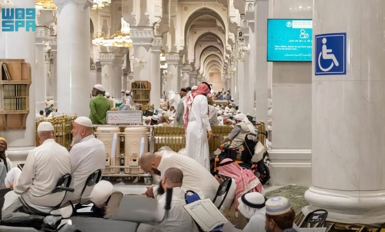 "العناية بشؤون الحرمين" تقدم خدمات متكاملة لكبار السن وذوي الإعاقة بالمسجد الحرام 1 "العناية بشؤون الحرمين" تقدم خدمات متكاملة لكبار السن وذوي الإعاقة بالمسجد الحرام