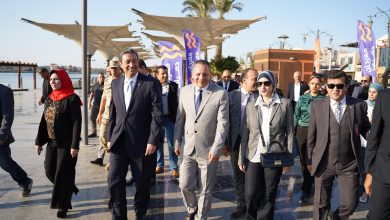 نائب وزير السياحة والآثار تشارك في حفل افتتاح فعاليات الدورة الأولى لمهرجان "دمياط حاجة تانية"