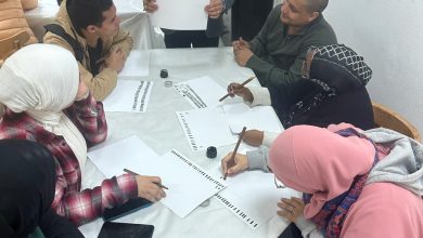 بالعربي ... ضمن فعاليات اليوم العالمي للغة العربية ، ورشة عمل: أساسيات فن الخط العربي بكلية التربية النوعية