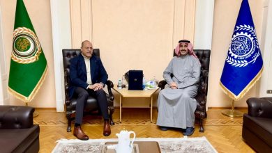 المطيري” يستقبل “جبران” في مقر منظمة العمل العربية