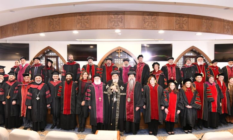 حفل تخريج أولى دفعات جامعة هولي صوفيا بحضور البابا تواضروس 1 حفل تخريج أولى دفعات جامعة هولي صوفيا بحضور البابا تواضروس