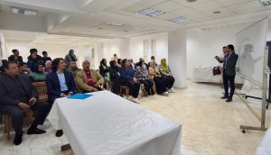 بالعربي ... ضمن فعاليات اليوم العالمي للغة العربية ، ورشة عمل: أساسيات فن الخط العربي بكلية التربية النوعية