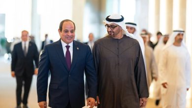 رئيس دولة.. الامارات العربية يستقبل الرئيس المصري في زيارة عمل