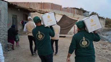 «بيت الزكاة والصدقات» يوزع بطاطين ومواد غذائية على المستحقين بمحافظة السويس