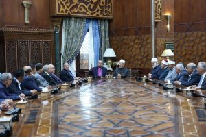 شيخ الأزهر يستقبل رئيس الطائفة الإنجيليَّة والوفد المرافق له للتَّهنئة بعيد الفطر المبارك
