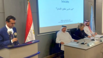 البرلمان العربي خلال احتفالية اليوم العربي لحقوق الإنسان* *الصمت الدولي تجاه جرائم الاحتلال في غزة يمثل أكبر تهديد للمواثيق العالمية المعنية بحقوق الإنسان
