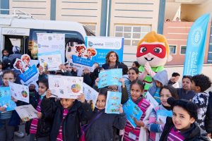 بنك قناة السويس بدعم الهيئة العامة للرعاية الصحية في تنفيذ حملة "صحتهم مستقبلهم".