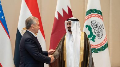 رئيس جمهورية أوزباكستان يستقبل رئيس البرلمان العربي وعدد من رؤساء البرلمانات العربية