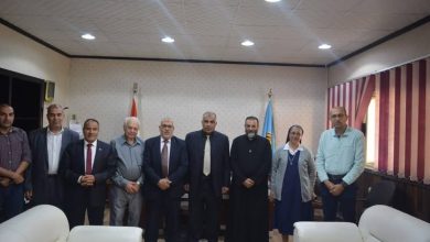 نائب رئيس جامعة الأزهر يبحث مع وفد الكنيسة الكاثوليكية بطنطا سبل التعاون المشترك