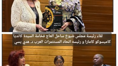 هدى يسى: لقاء اتحاد المستثمرات العرب مع رئيسة مجلس الشيوخ الإيفواري