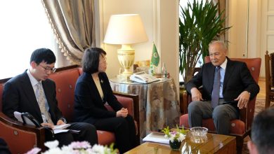 أبو الغيط يستقبل رئيسة الهيئة الوطنية للإذاعة والتليفزيون بالصين