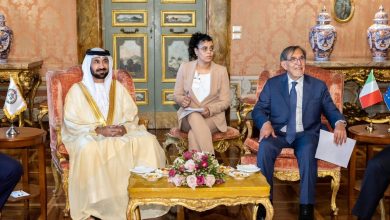 رئيس البرلمان العربي ورئيس مجلس الشيوخ الإيطالي يتفقان على توقيع اتفاقية تعاون مشترك لتعزيز العلاقات البرلمانية بين إيطاليا والدول العربية