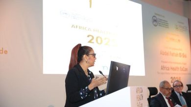 د راندا رزق تشارك في جلسة رفيعة المستوى بمؤتمر Africa Health Excon وعرضت نماذج لمبادرة " بداية " للسيد الرئيس عبد الفتاح السيسي من إنتاج قسم الاعلام التربوي جامعة القاهرة‏
