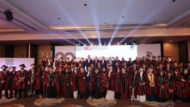 جامعة الشرق الأوسط الأردنية تحتفل بتخريج طلبتها المصريين في القاهرة