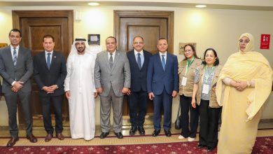 رئيس البرلمان العربي يلتقي رئيس الهيئة الوطنية للانتخابات، ويشيد بسلاسة سير العملية الانتخابية لمجلس الشيوخ المصري