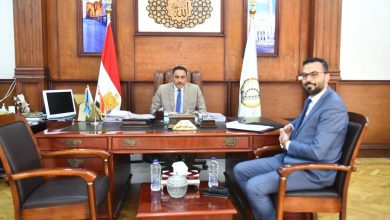محافظ مطروح يستقبل عميد كلية الطب بالأكاديمية العربية للعلوم والتكنولوجيا والنقل البحري