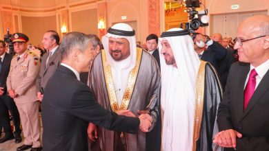 خلال مشاركته في حفل السفارة بالقاهرة ولقائه السفير الصيني:* *رئيس البرلمان العربي يهنئ الصين بعيدها الوطني، ويشيد بمواقفها الداعمة للقضايا العربية وفي مقدمتها القضية الفلسطينية