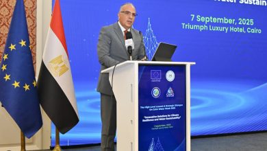 الدكتور سويلم يشارك فى احتفالية "الحوار الإستراتيجى رفيع المستوى للإعداد لأسبوع القاهرة الثامن للمياه لعام ٢٠٢٥" .
