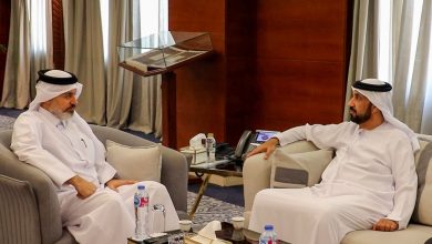 خلال لقائه سفير دولة قطر بالقاهرة* *اليماحي يؤكد تضامن البرلمان العربي مع دولة قطر في مواجهة الاعتداء الغاشم لكيان الاحتلال، ويطالب بوقفة دولية جادة لردع جرائمه