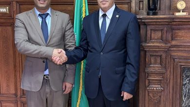 الأمين العام المساعد لجامعة الدول العربية مدير عام الصندوق العربي للمعونة الفنية للدول الإفريقية يستقبل المدير العام للأكاديمية الدبلوماسية الموريتانية