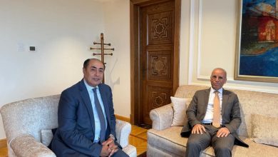 السفير العراقي يلتقي الأمين العام المساعد رئيس مكتب الأمين العام لجامعة الدول العربية.