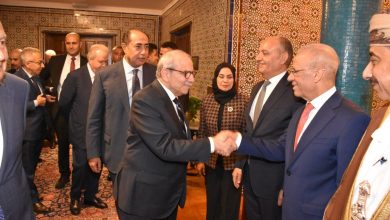 سفير جمهورية العراق لدى جمهورية مصر العربية ومندوبها الدائم لدى جامعة الدول العربية،يلتقي رئيس وزراء دولة لبنان الشقيقة مع مندوبي الدول العربية، على هامش زيارة رئيس مجلس الوزراء اللبناني لمبنى الجامعه العربية