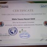 المجلس العربي للمسؤولية المجتمعية يهنيء د.نجلاء عبد الخالق لحصولها على برنامج سفراء الذكاء الاصطناعي – الدفعة الخامسة.