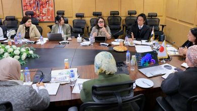 نائبة وزيرة التضامن الاجتماعي تلتقي فريق هيئة التعاون الدولي اليابانية «جايكا»