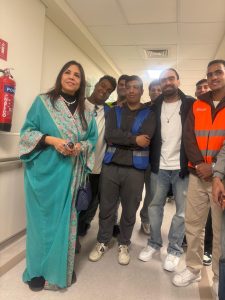 بالصور المجلس العربي للمسئولية المجتمعية ينظم زيارة لمستشفى أهل مصر للحروق بمشاركة مؤسسة حياة ومتطوعي جامعة المستقبل