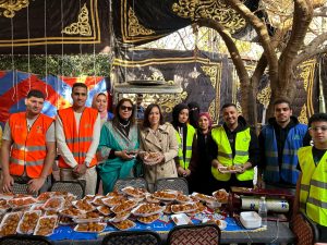 المجلس العربي للمسؤولية المجتمعية يواصل فرحة الصائمين بتوزيع السلع الغذائية على موائد الرحمن وبالتعاون مع مؤسسة حياة للتنمية المستدامة وبمشاركة عدد من المتطوعين من طلاب جامعة المستقبل